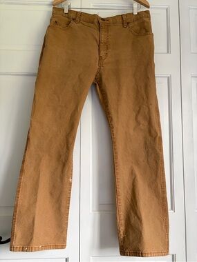 Dickies Brown/Camel Carpenter Pants Sz 34 x 30 Workwear Utility Jeans